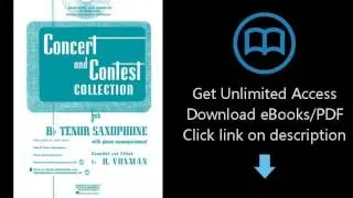 Concert and Contest Collection for Bb Tenor Sax