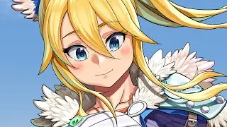 Monster Hunter Stories 2 Avinia Fan Art Clip Studio Time-lapse