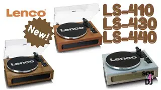 Lenco 3 nuovi giradischi USB, casse incorporate LS-410 LS-430 LS-440