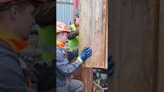 Вибропогружение шпунта на площадке ЖК &laquo;Знатный&raquo; #стройка #котлован #нулевойцикл