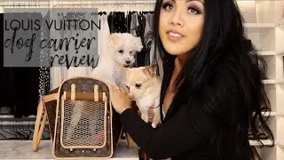 Louis Vuitton Sac Chien 50 | Dog Carrier Review | Francesca Fox