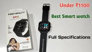 Best Smart Watch Under ₹1100 | Fire Bolt Epic Plus Smart Watch | Best Budget Smart Watch