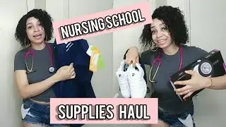 NURSING SCHOOL SUPPLIES HAUL 2021 | Scrubs, Clinical bag, Stethoscope, etc