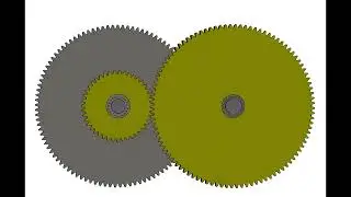 Motion Study Of Gears Without Housing