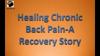 Healing Chronic Back Pain- A Recovery Story- Dr.Sarno/TMS