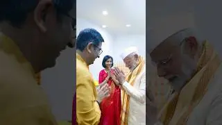 PM Modi performs Ganapati Aarti at CJI DY Chandrachud's home | #shorts