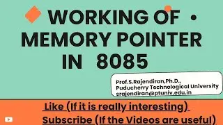 8085 Microprocessor: Understanding Memory Pointer Explained
