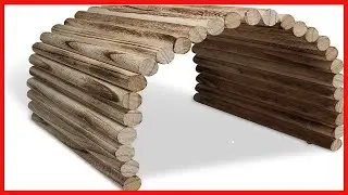 Flexible Wood Hideout   Extra Large   House, Tunnel, Ramp, Bridge, Tube for Guinea Pigs, Ferrets