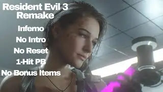 Re3 Remake Inferno No Intro/No Reset/1-Hit (Final Nemesis Acid)/No Bonus Items