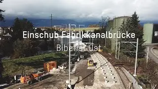 Einschub Fabrikkanalbr&uuml;cke Biberist