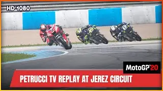 [HD1080] MotoGP 20 Danilo Petrucci Replay TV at Jerez Circuit | DUCATI 2020