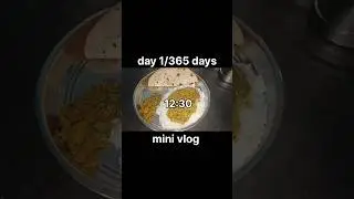 Mini Vlog 1/365 days challenge