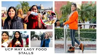 Food Stalls In UCP | Aj Sub kuch free khana hai | Nisha Khokhar | Fiza Kashif | Ucp