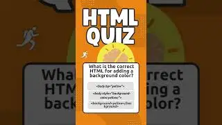 HTML QUIZ - What is the correct HTML for adding a background color?