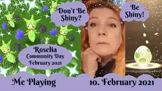 Stop and Smell Roselia! My Roselia Community Day. from Egg Shiny Budew? in Pokemon go February 2021