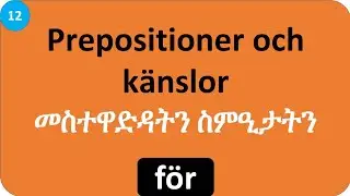 Prepositioner och k&auml;nslor p&aring; svenska-tigrinska. 