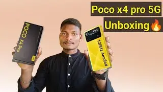 Poco x4 pro 5G Unboxing FHD Super  Amoled display 120Hz Turbocharge Stereo Speaker & More