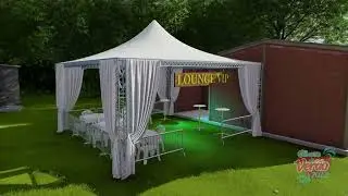 Mapa 3D para shows e eventos.
