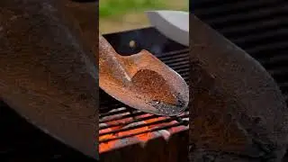 I Sliced a Rusty Brick... It Was Glowing Inside! 🧱🔥