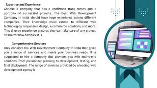 How to choose Best Web development company in India