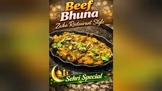 Beef Bhuna Zaika Restaurant Style | Requested Recreation Recipe | Sehri Special@Cookwith_shazli 