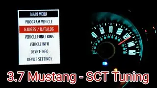 SCT Tuning the '14 3.7 V6 Mustang