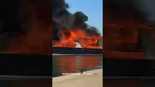 Huge fire on Emperor Seven Seas initiates explosion [Port Ghalib, Marsa Alam].