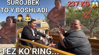 SUROJBEK TO'Y BOSHLADI! TEZ KO'RING...🤵‍♂️👰‍♂️👇