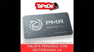 Tarjetas Personales Mate con Sectorizado UV - TaPeDe Per&uacute;