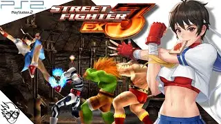 Street Fighter EX3 (PS2 / 2000) - Sakura Kasugano [Original Mode: Playthrough] [Difficulty: Hard]