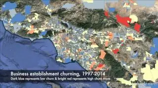 Understanding Business Churning Dynamics and their Spatial Variation