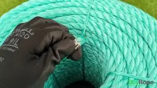 12mm Green Polypropylene Rope Coil (220m) | BuyRope