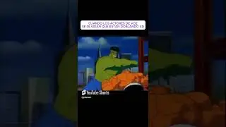 ACTORES DE VOZ DE MARVEL EN LOS 90 XD #marvel #HULK #los4fantasticos #avengers #disney #lamole
