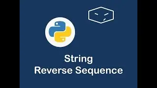 reverse string sequence in python 😀