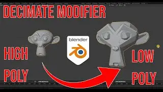 Blender 4.5 Decimate Modifier Explained, Part 17 Tutorial