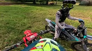 Following a madman on a yzf125