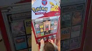 Official Pok&eacute;mon TCG Vending Machine at Local Mall 😍🥳🥸 #10ksubscribers #pokemon ##subscribe #cards