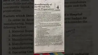Manufacturing of sterile and non sterile preparation (H&CP)