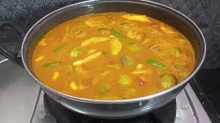 சுவையான சம்பார் செய்வது எப்படி 🍲 Tasty Brinjal Sambar Recipe   #viral #trending #shorts 