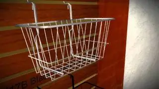 Slatwall Small Size Multi-Purpose Baskets.avi