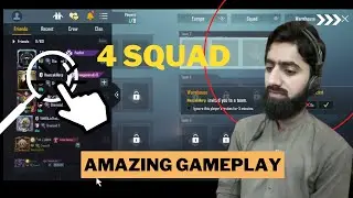 PUBG MOBILE - Amazing 4 Squad GAMEPLAY