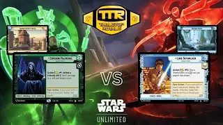 Star Wars Unlimited Tournament of Champions Match 57 - Luke Blue vs Palpatine Yellow