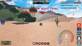 Roblox Drive World Codes September 2024