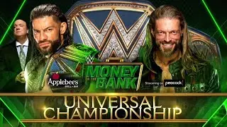 Roman Reigns vs Edge | Money in the Bank 2021 | WWE Universal Championship Match | Full Match |