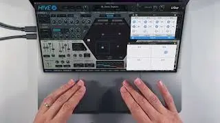 Creating Ambient Textures with a Trackpad in Hive 2