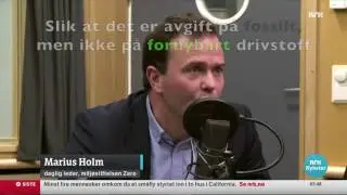 Marius Holm p&aring; politisk kvarter om biodrivstoff