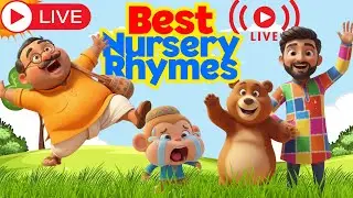🔴 LIVE Hindi Nursery Rhymes for Kids | Best बालगीत & Poems | Smart Steps Classes