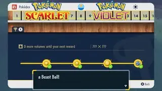 Pok&eacute;mon Scarlet & Violet - Receive all Volume 40 Item & Beast Ball! - Complete Pok&eacute;dex