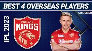 Best 4 Overseas players for Punjab kings | IPL 2023 | @cricmesh