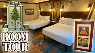 Disney's Grand Californian Hotel Room Tour - Standard 2 Queen Bed